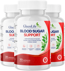 GlucoLife+ Blood Sugar Support 3 bottle pack Australia